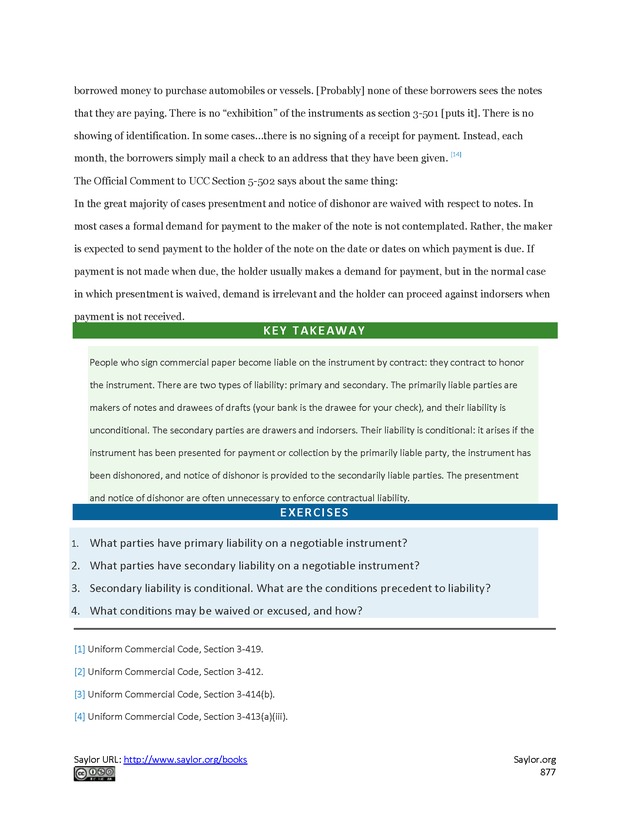 Business Law and the Legal Environment - Page 877